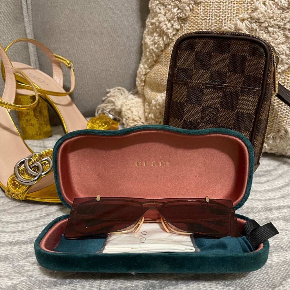 Gucci Rectangle Sunglasses - image 1